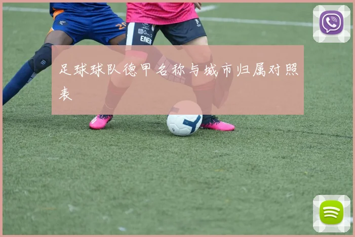 足球球队德甲名称与城市归属对照表